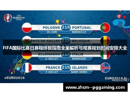 FIFA国际比赛日赛程终极指南全面解析与观赛规划时间安排大全 FIFA国际比赛日赛程终极指南全面解析与观赛规划时间安排大全